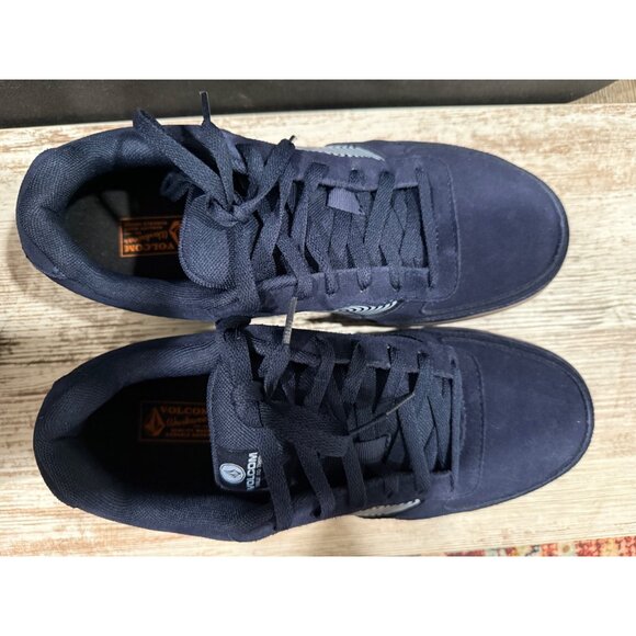 Volcom Mens Navy Blue Workwear Slip-Resistant Shoes Size 10W - Picture 4 of 9